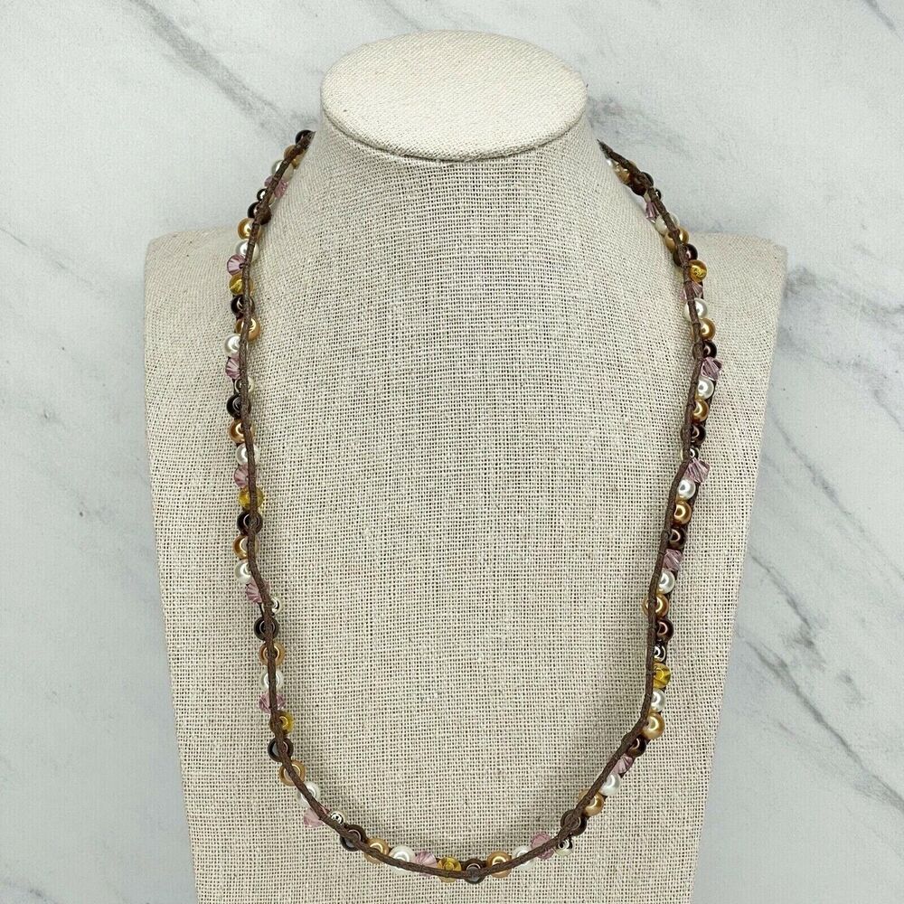 Ladder Beaded Abalone Shell Toggle Wrap Bracelet